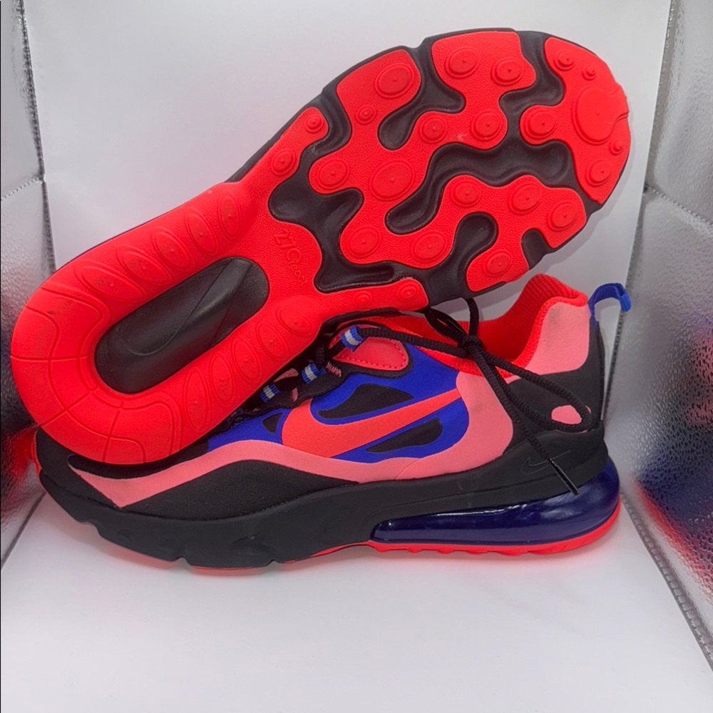 Nike Black and Pink Chunky Air 270 React. - Picture 6 of 7